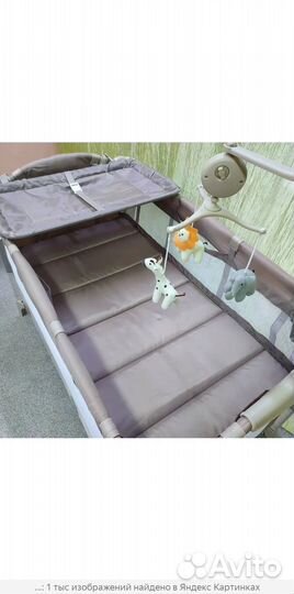 Детская кровать манеж с матрасом
