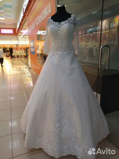 Свадебное платье 46-48 новое