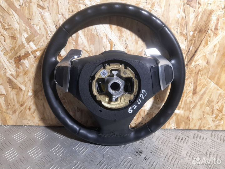 Руль с airbag М спорт + Леп BMW E60 бмв 5 серии Е6