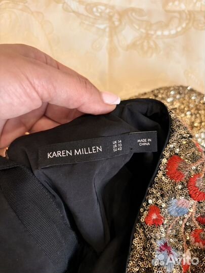 Вечернее платье в пол Karen Millen