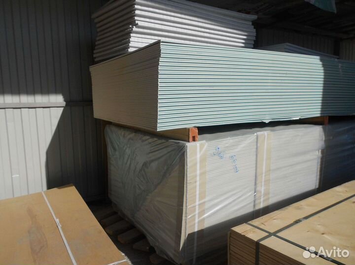 Гипсокартон 9,5х1200х2500 мм