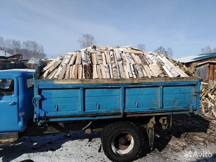 Дрова уложенные с доставкой, честный объем