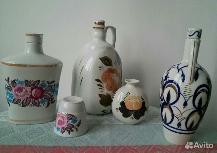 Винтаж Фарфор СССР штофы