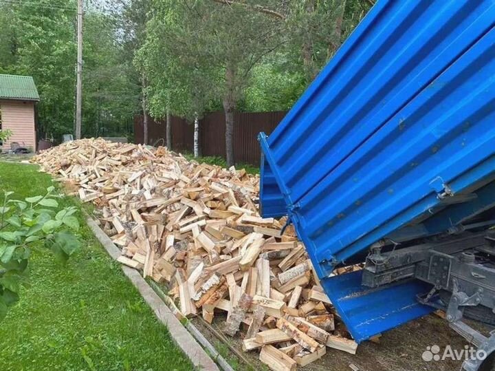 Дрова колотые березовые