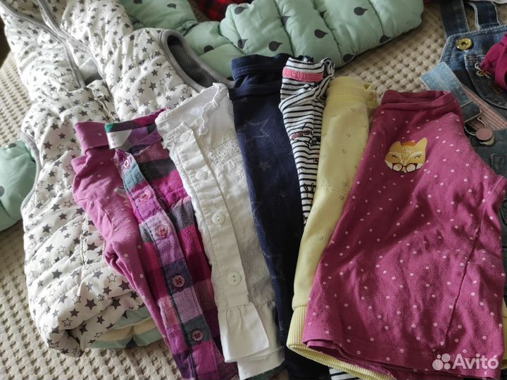 Одежда пакетом на девочку 80 86 92