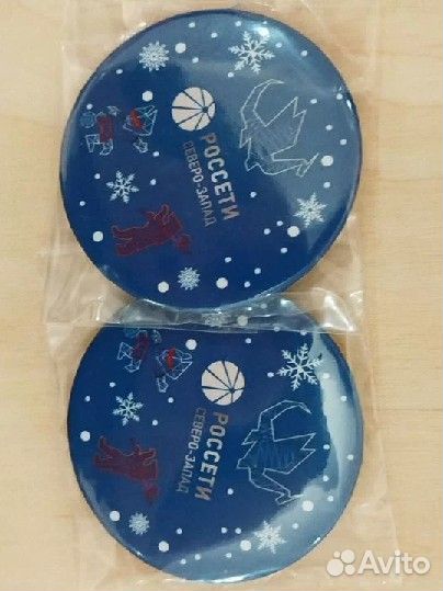 Значки новые, 2 шт