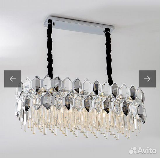 Люстра хрустальная 80см