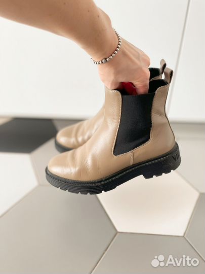 Ботинки кожаные женские 37 эконика