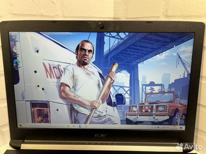 Игровой ноутбук Acer i5-7gen/gt940mx/SSD