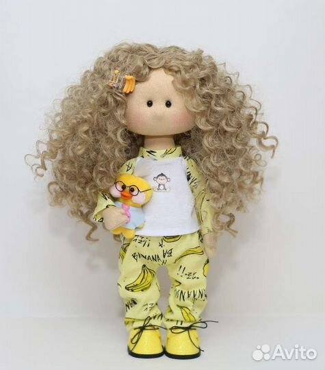 Текстильная кукла ручной работы