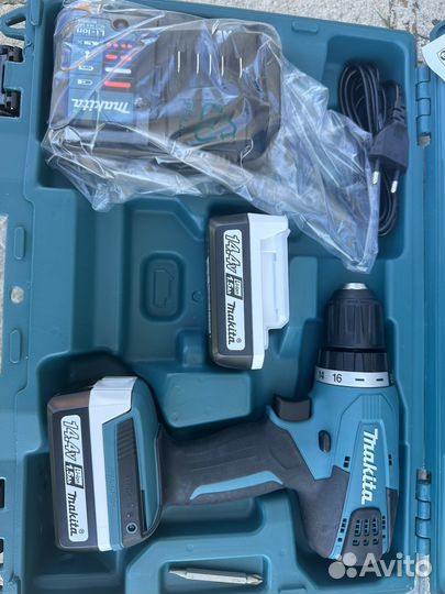 Аккумуляторная дрель шуруповерт makita 14.4v * 2