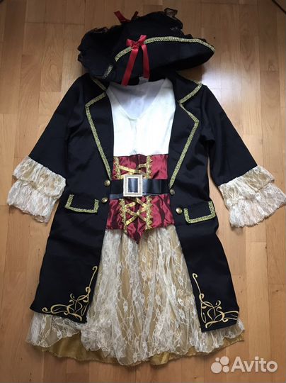 Костюм пирата для девочки/женщины размер 42/44