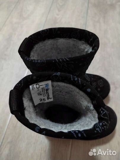 Сапожки зимние детские р 25