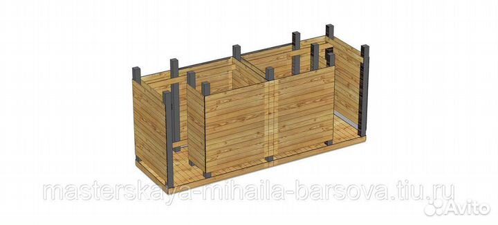 Уличные туалеты, душевые кабинки и раздевалки