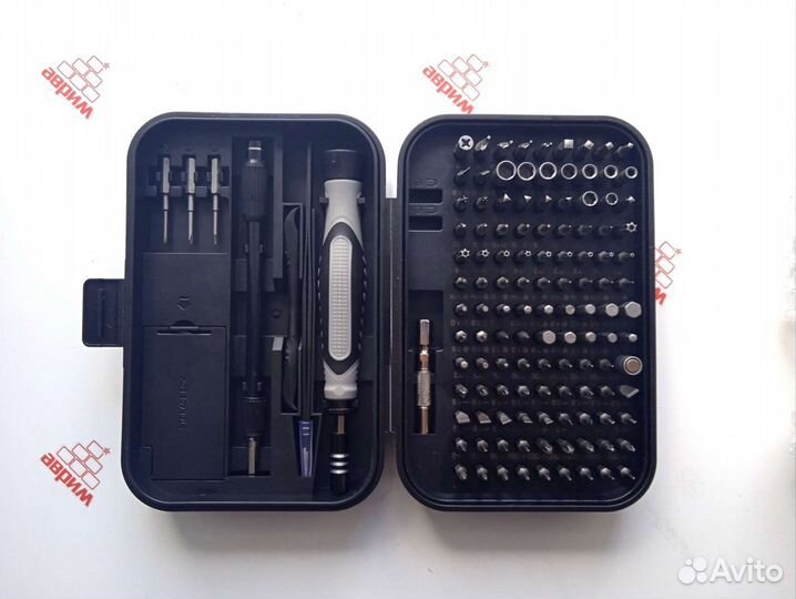Отвертки 130в1 с битами Kingsdun в кейсе