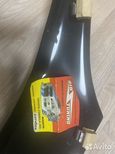 Дефлектор капота мухобойка toyota corolla