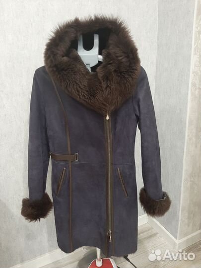 Дубленка натуральная женская 44 46