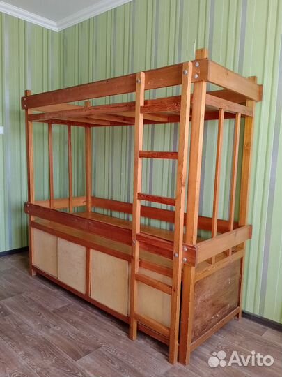 Двухъярусная кровать бу дерево