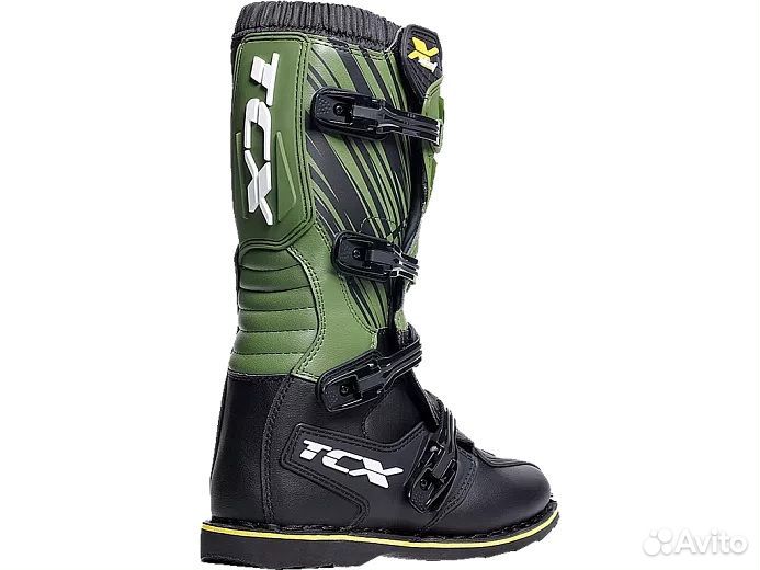 Мотоботы TCX X-blast black/green/yellow