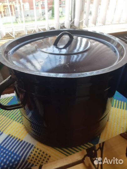 Кастрюля эмалированная 40 литров