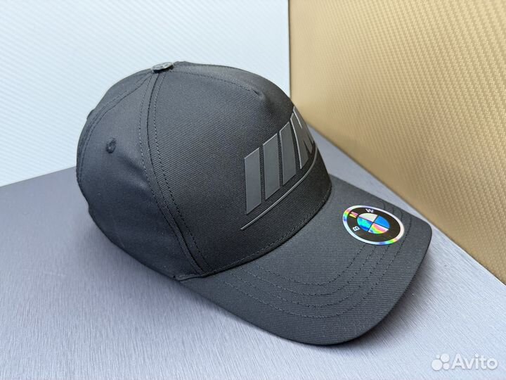 Бейсболка мужская BMW чёрная