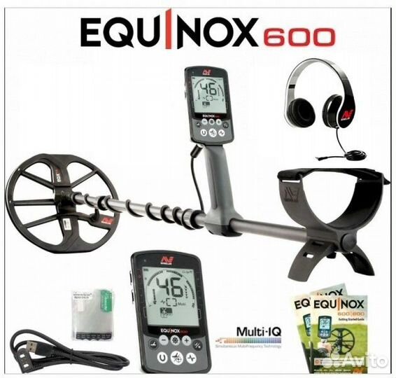 Металлоискатель Minelab Equinox 600. 2023г