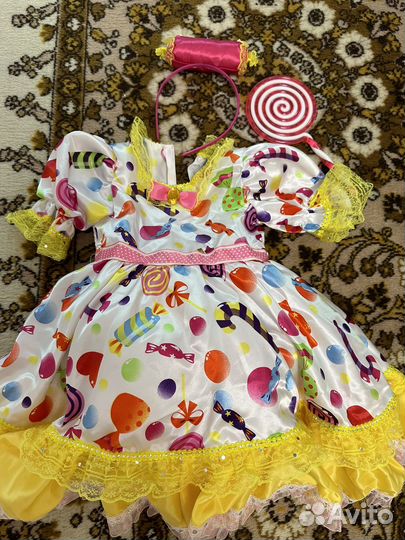 Карнавальный костюм для девочки конфета