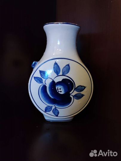 Гжель, старая, ссср,верблюд, сосуд, ваза