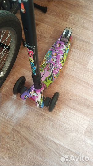 Самокат детский трехколесный Scooter