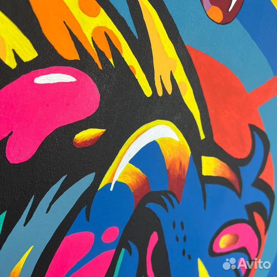 Картина акрилом Donald Duck/ дональд дак