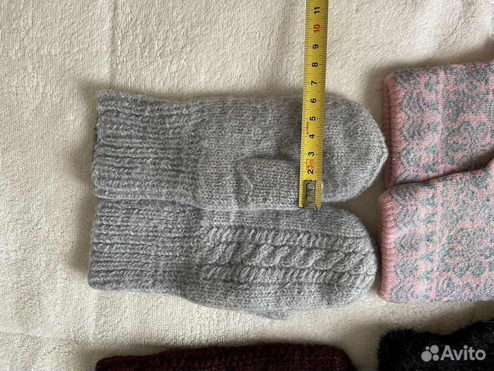 Варежки детские самовязка