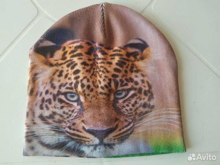 Шапка спортивная кот новая унисекс