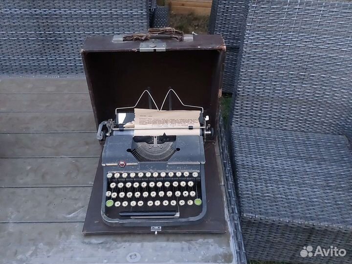 Печатная машинка Москва СССР