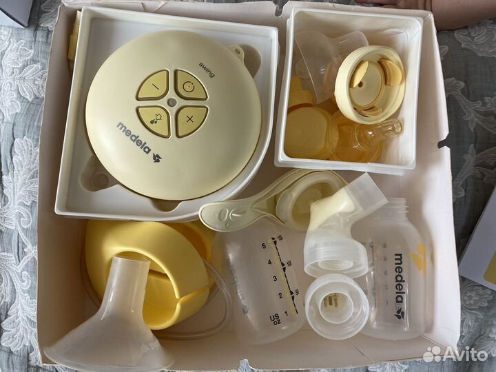 Молокоотсос medela swing электрический + ручной