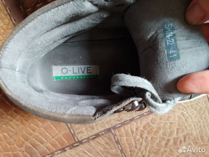 Кеды кожаные, размер 41