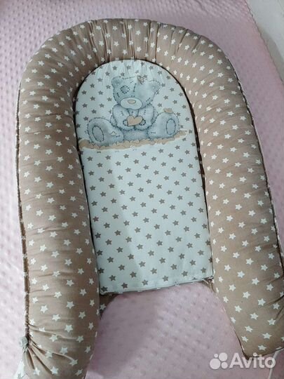 Кокон-гнездышко с матрасиком для новорожденных