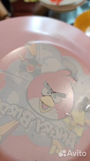 Тарелка и кружка детские Angry Birds