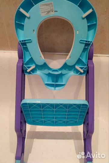 Сиденье для унитаза с лесенкой и ручками