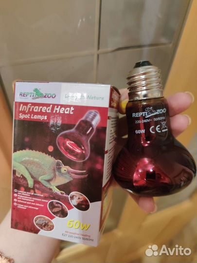 Инфракрасная лампа для террариумов