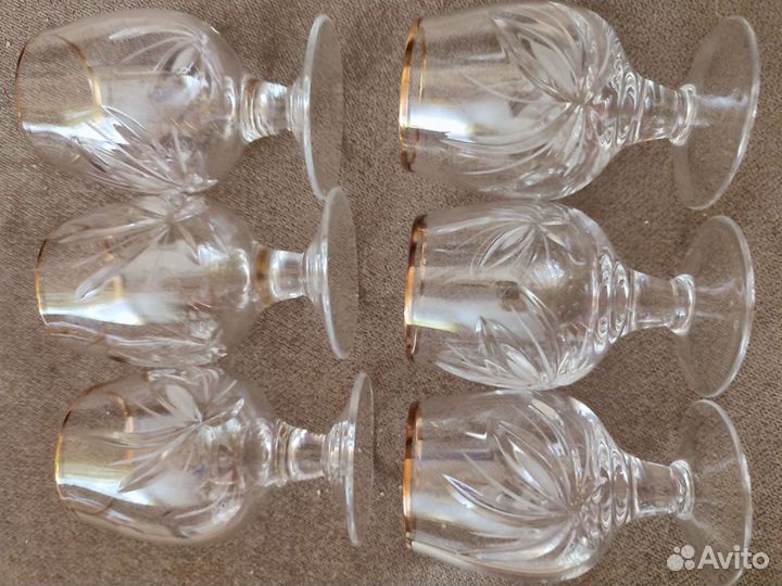 Рюмки хрустальные