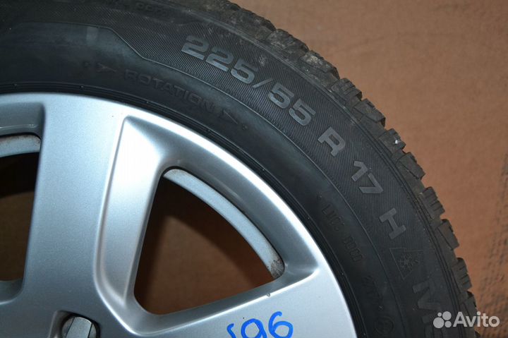 Диски audi бу R17 с всесезонными шинами 225 55 17