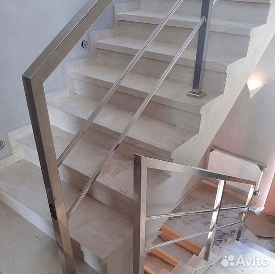 Перила, поручни из нержавеющей стали