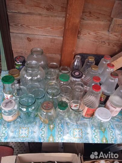 Банки стеклянные разные