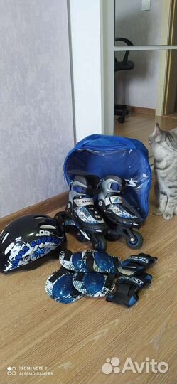 Роликовые коньки детские раздвижные