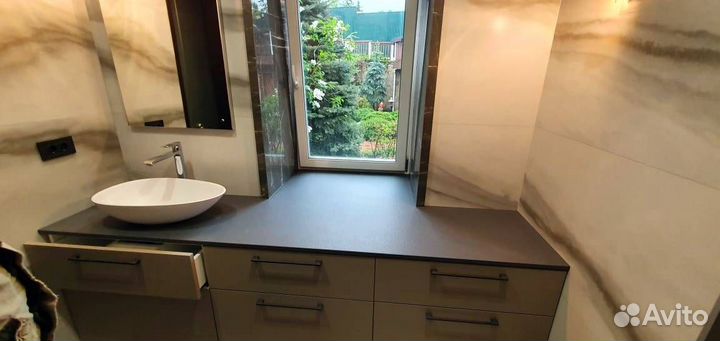 Каменные столешницы (мрамор, гранит, кварцит)