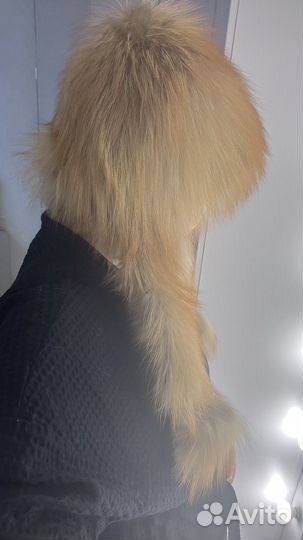 Шапка из лисы женская