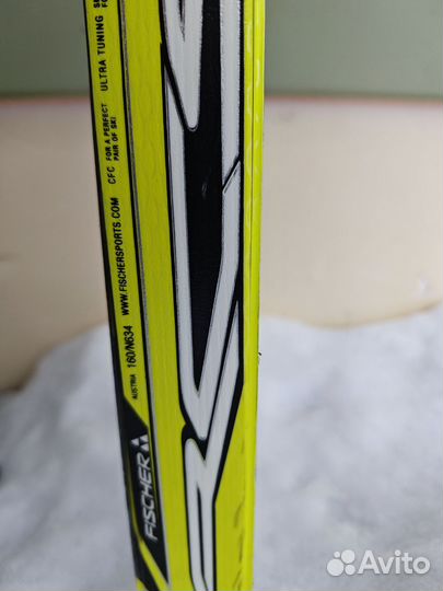 Лыжи беговые fisher 160 см