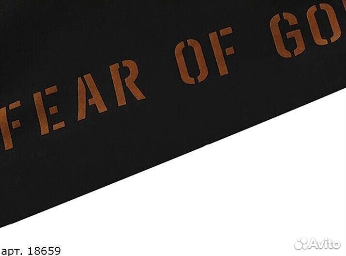 Худи Fear of God Черное