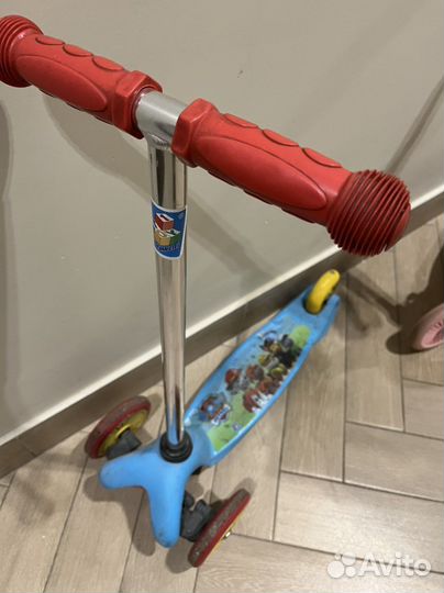 Самокат детский трехколесный бу