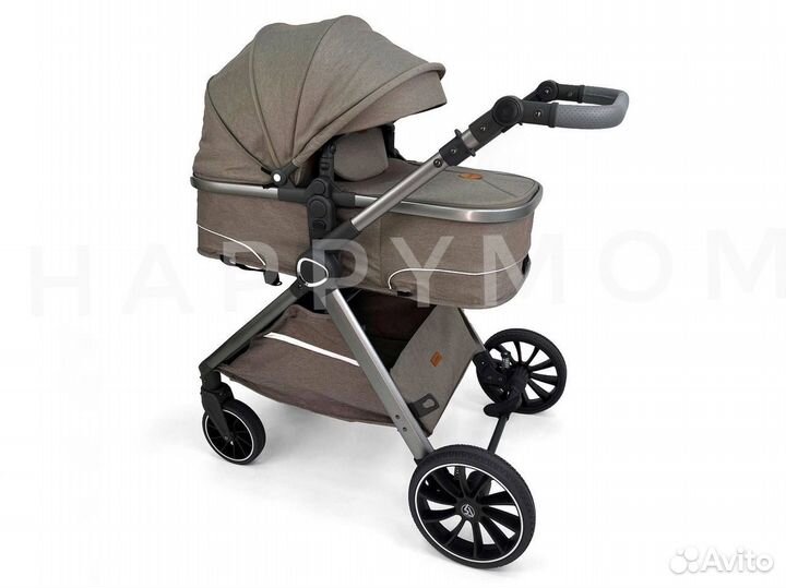 Коляска Luxmom V8 серый